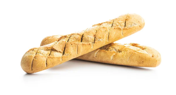 Baguette Arrosto Con Burro All Aglio Croccante Affettato Pane All — Foto Stock