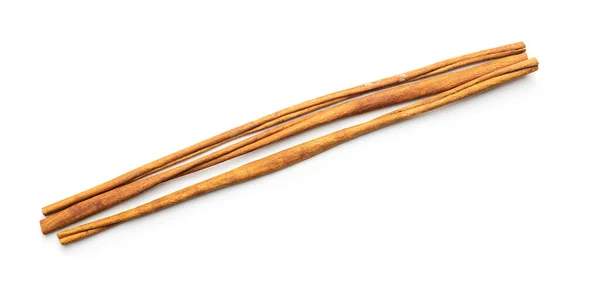 Dry Cinnamon Sticks Isolated White Background Cinnamon Spice — Stock Photo, Image
