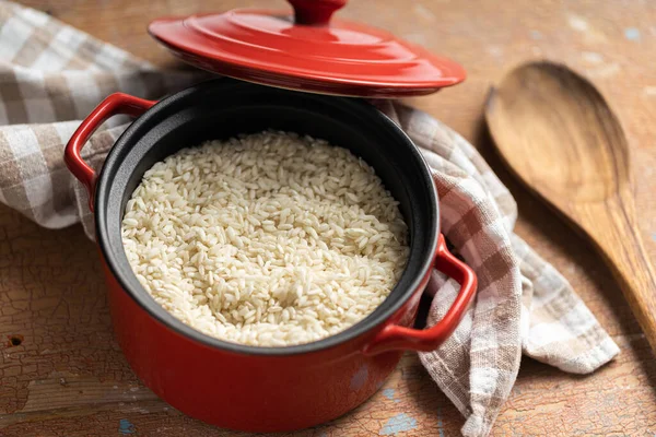 Okokt Carnaroli Risotto Ris Gryta — Stockfoto