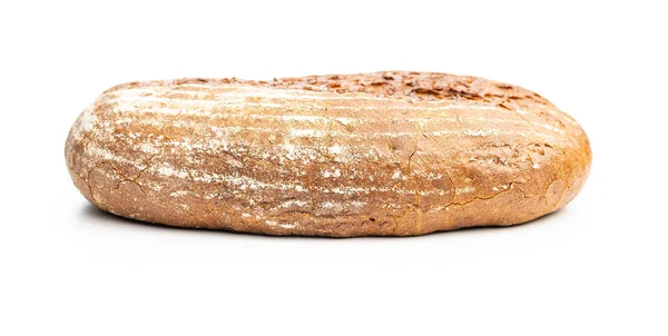 Bochník Chleba Izolovaných Bílém Pozadí — Stock fotografie
