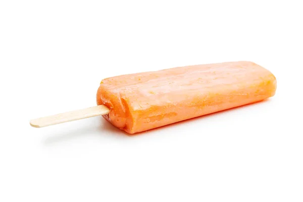 Fruity Ice Lolly Sweet Popsicle Isolated White Background — 스톡 사진