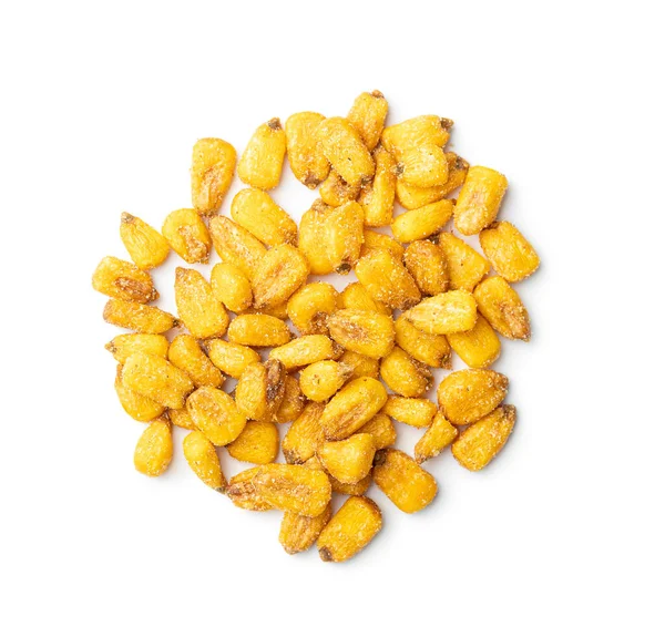 Roasted Salted Corn Snack Isolated White Background — Stock Photo, Image