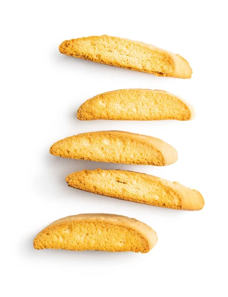 Sweet Anicini Cookies Italian Biscotti Anise Flavor Isolated White Background — Photo