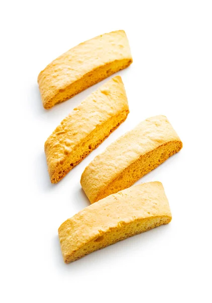 Sweet Anicini Cookies Italian Biscotti Anise Flavor Isolated White Background — Zdjęcie stockowe