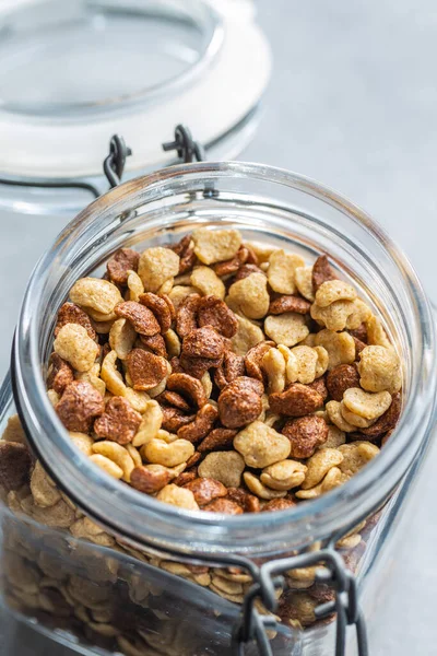 Breakfast Cereal Flakes Jar — Stock fotografie