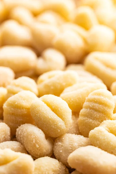 Uncooked Potato Gnocchi Tasty Italian Food — Stock fotografie