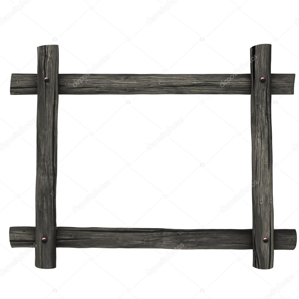 Frame of wooden boards