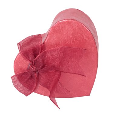 kırmızı bir kutu olarak kalp