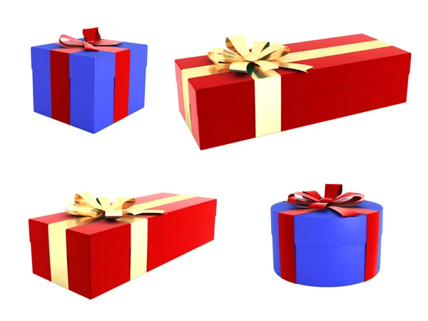 Conjunto de cajas de regalo — Foto de Stock