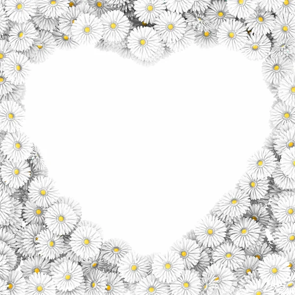 Hjärtat av Gerbera blommor — Stockfoto