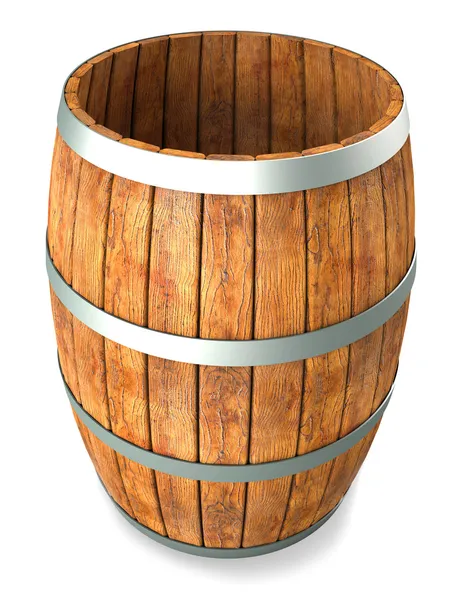 木制桶. — 图库照片