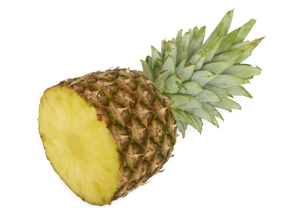 Ripe pineapple. Isolated on white — Stock Photo, Image