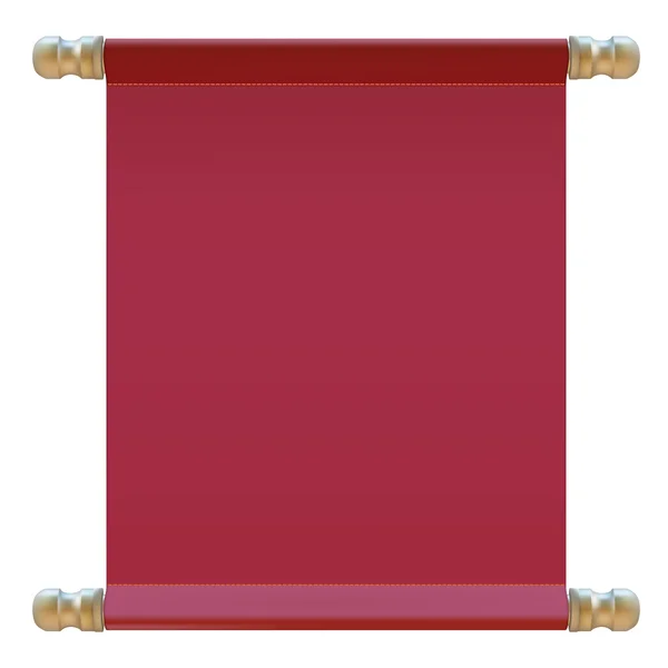 Teken van de rode doek. vectorillustratie — Stockvector