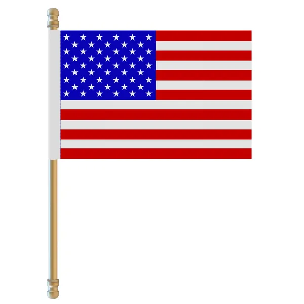 Flag of the USA. Vector illustration — Stock Vector