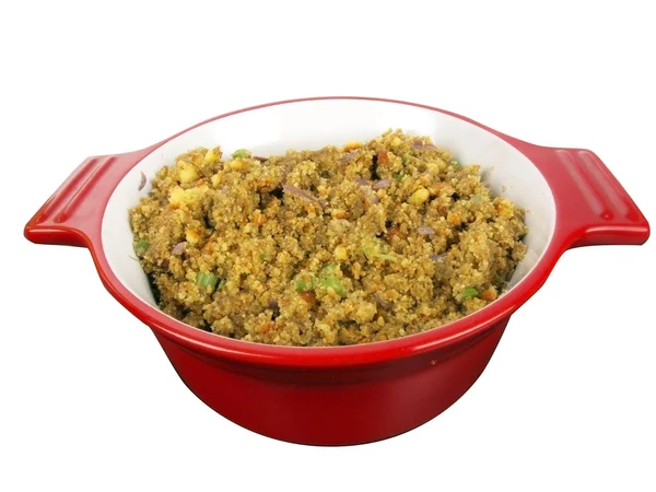 Stuffing in red bowl — Stock Photo, Image