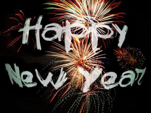 New years fireworks — Stock Photo, Image