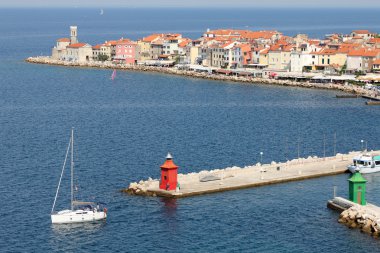 Eski kasaba piran - Sloven sahil