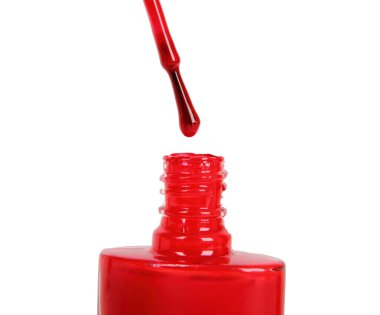 damlayan kırmızı oje