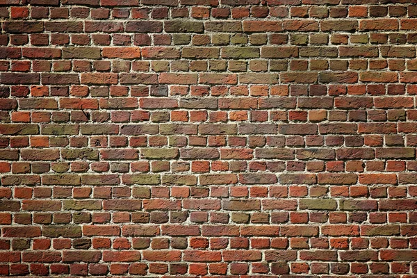 Old dark brick wall — Stock Photo, Image