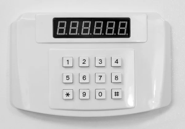 Wall safe with keypad — Stock Photo, Image