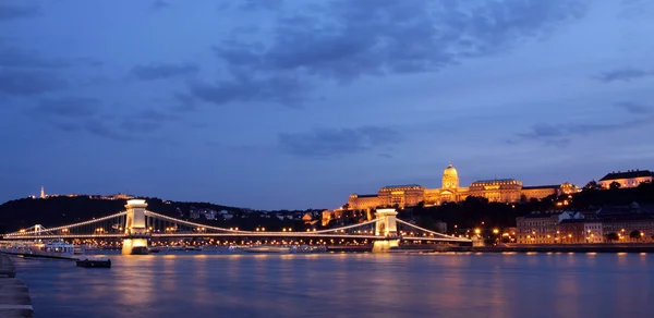 Budapest natten. — Stockfoto