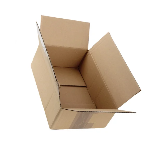 골된 판지 상자 — 스톡 사진