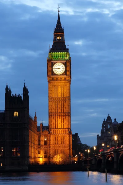 Big Ben por la noche — Foto de Stock