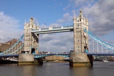 ünlü tower bridge, Londra, İngiltere