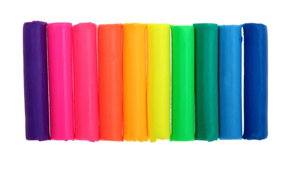 Barras coloridas de plasticina — Fotografia de Stock