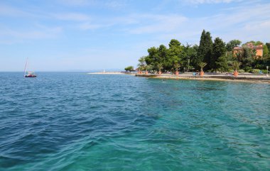 Adriyatik Denizi, Slovenya, Izola, plaj.