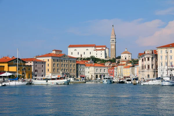 Marina, piran - Szlovénia. — Stock Fotó