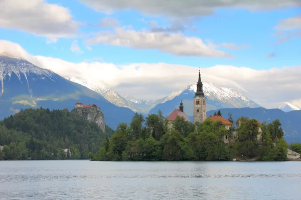 Sjön bled, Slovenien, Europa — Stockfoto