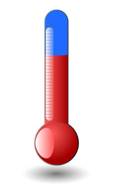 Vector thermometer clipart