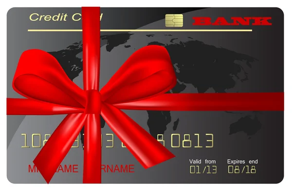 Φορέα της κάρτας δώρο (ως σήμερα) — Διανυσματικό Αρχείο