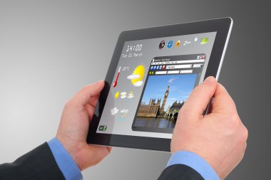 Turizm bilgi defterinde arama iş adamı