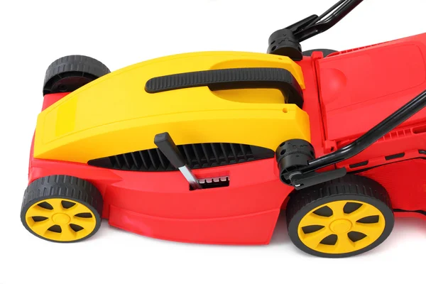 New lawn mower. Isolated over white background — Stock Photo, Image