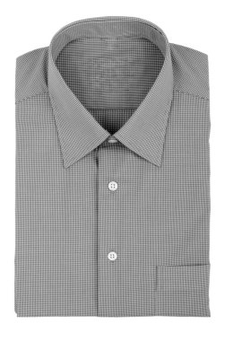 gray checkered shirt