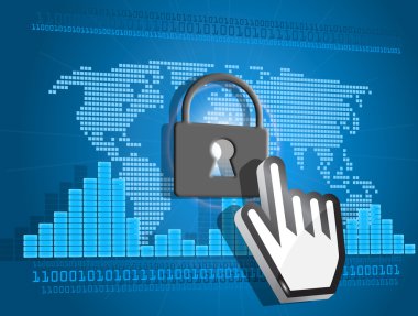 güvenli veya engellenen internet erişim kavramı