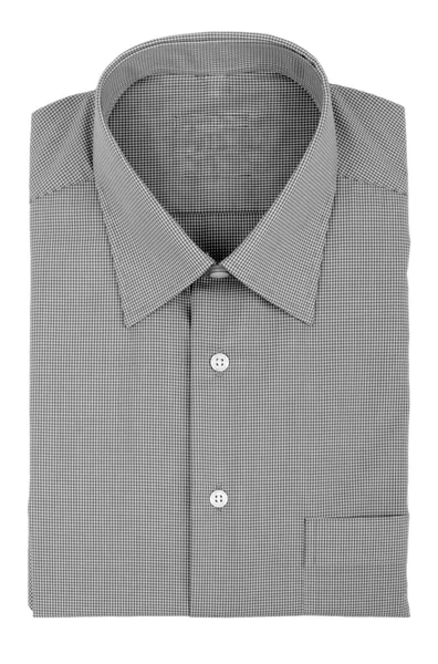 Camisa a cuadros gris — Foto de Stock