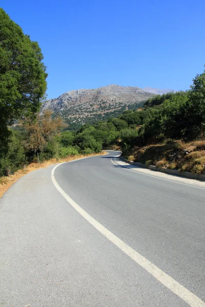 Paysage routier en Crète — Photo