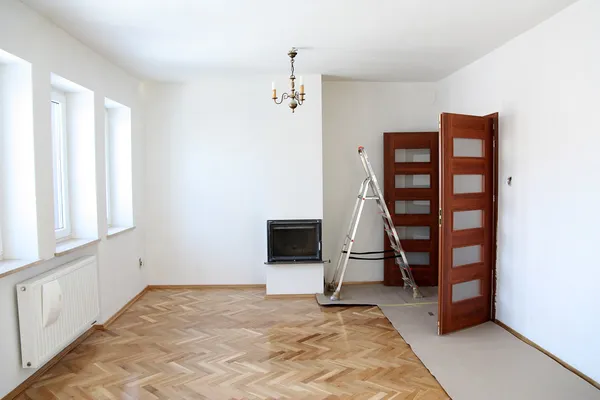 Renovaci domů (obývací pokoj) — Stock fotografie