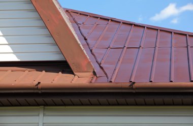 Yeni boyanmış profil metal çatı