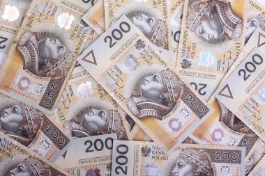 Lehçe para, finansal arka plan.