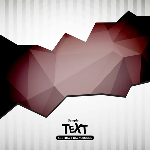 Fondo con polígono triangular — Vector de stock