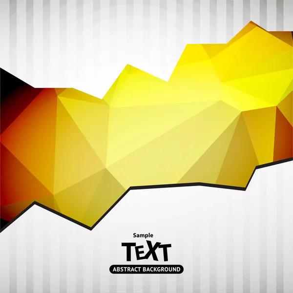 Fondo con polígono triangular — Vector de stock