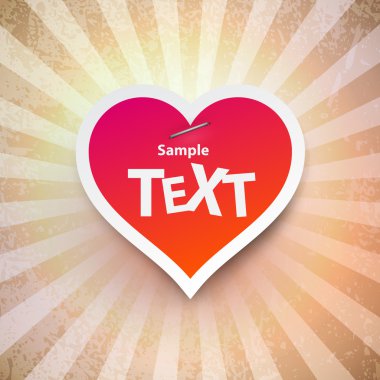 Sevgililer günü için kalp