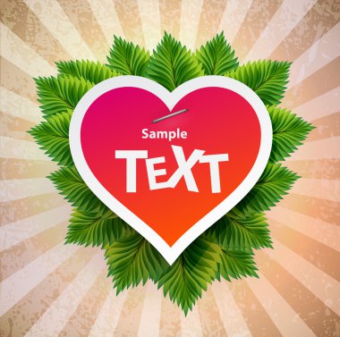 Sevgililer günü için kalp