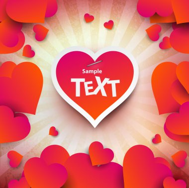 Sevgililer günü için kalp