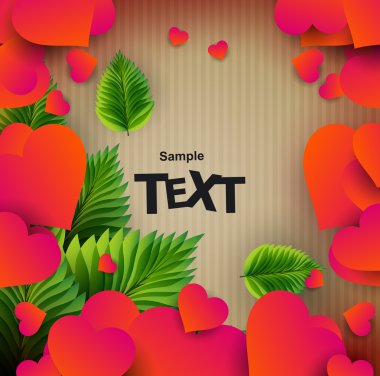 Sevgililer Günü kartı.