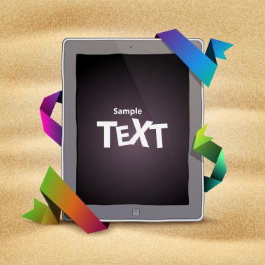 tablet pc ile boş perde